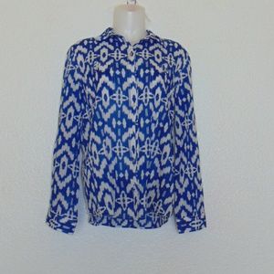 Chicos Long Sleeve Button Down Blouse (1)
